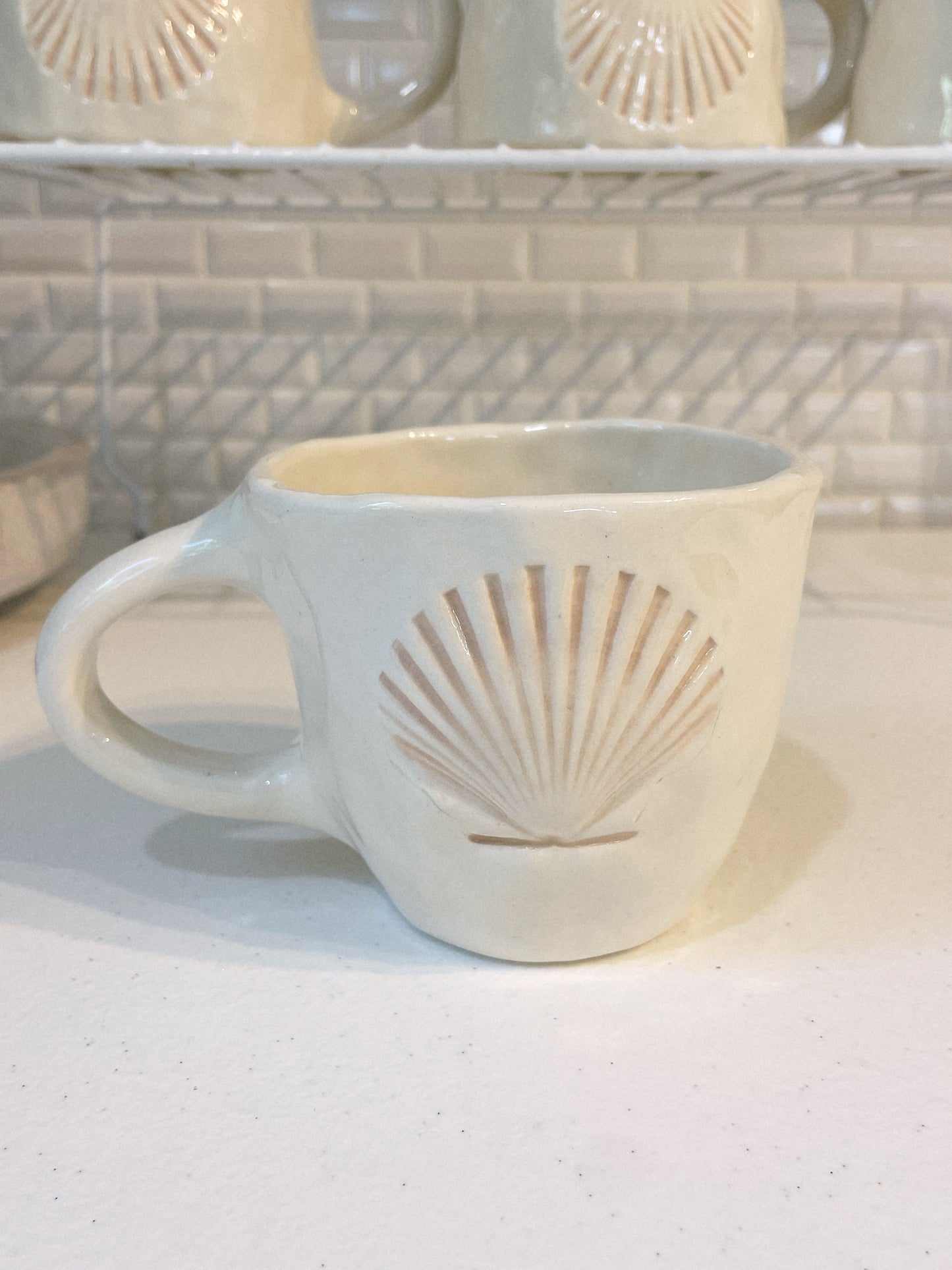 Sea shell mug