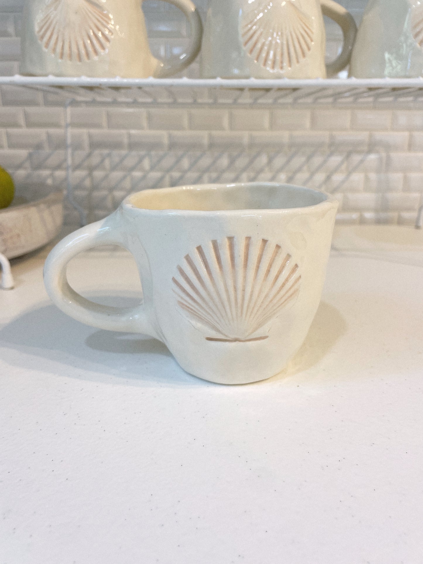 Sea shell mug