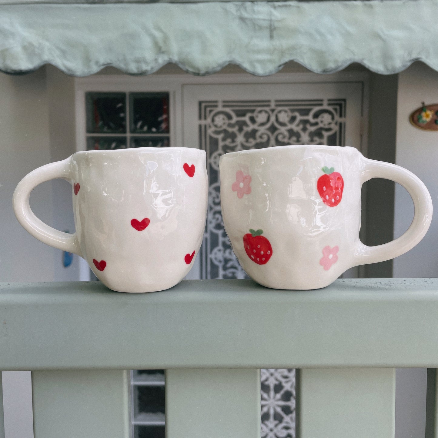 Pre order  Strawberry daisy mug
