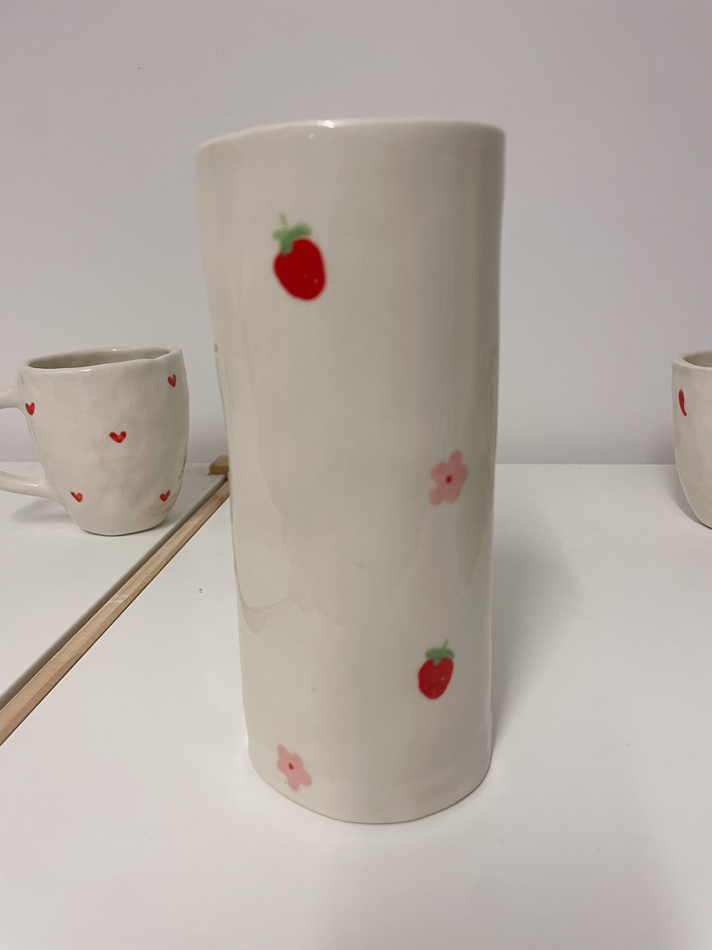 Strawberry vase