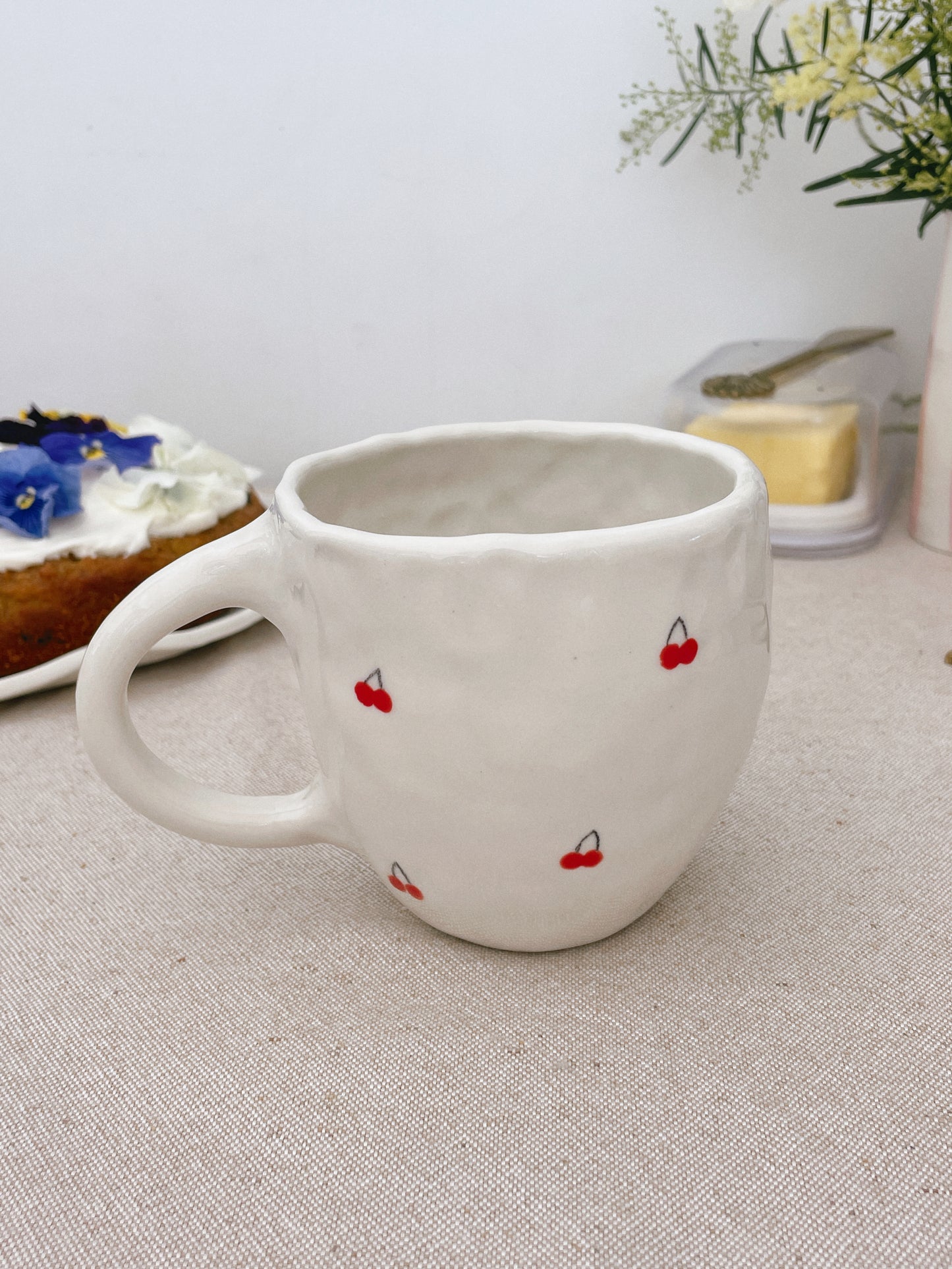 Cherry girl mug